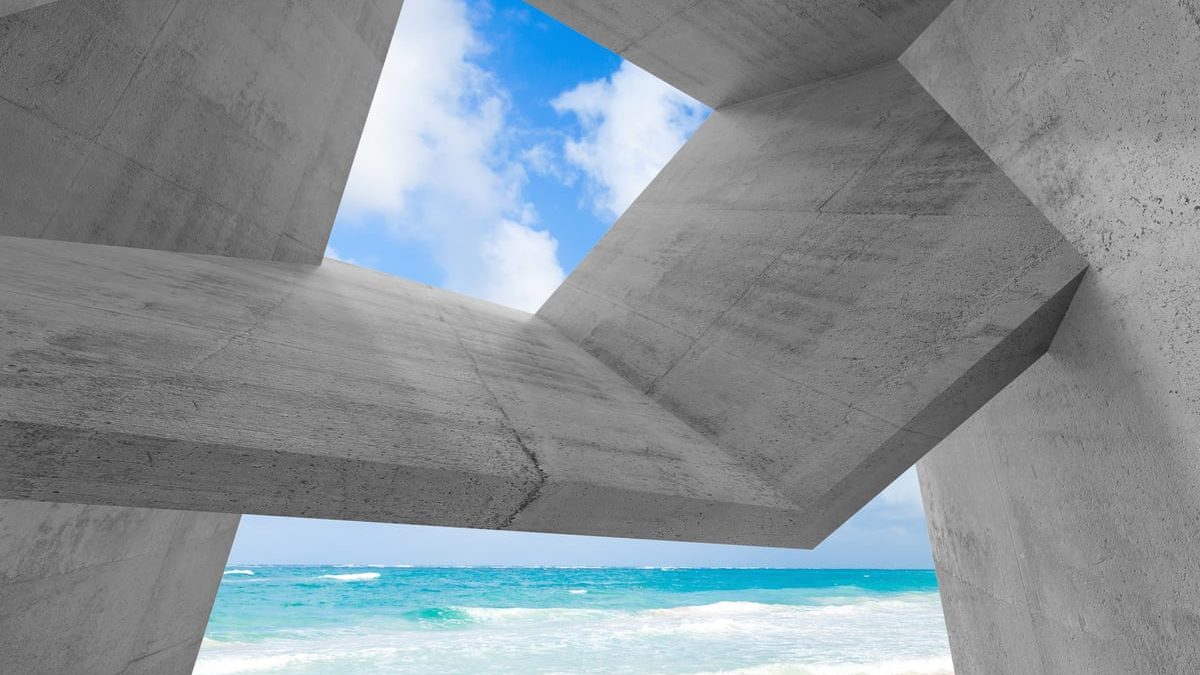 Une structure d'architecte en béton