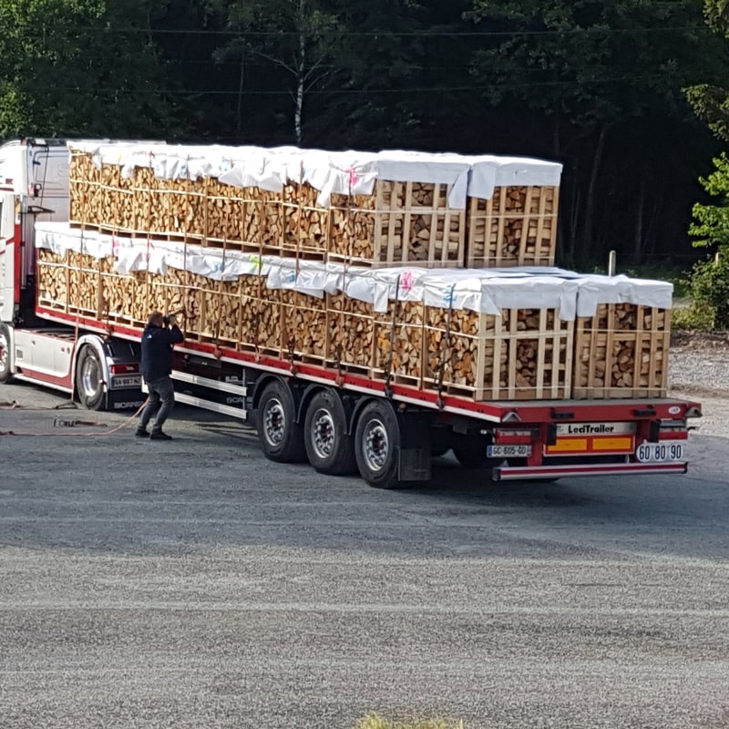 Transport du bois de chauffage