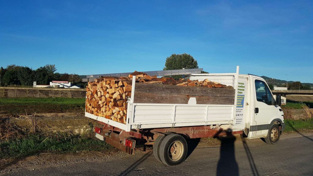 Transport du bois de chauffage