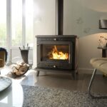 poêle à bois en fonte