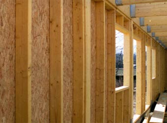 Une maison 100% bois avec des panneaux OSB