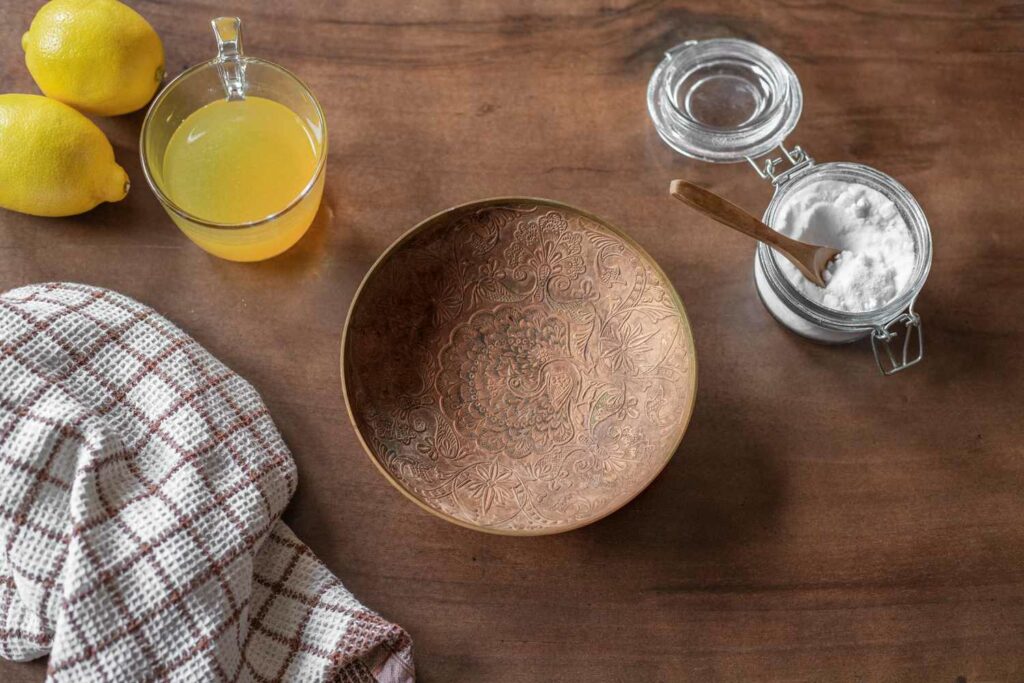 Nettoyer cuivre avec du bicarbonate de soude
